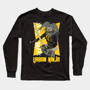 Urban Ninja Girl Long Sleeve T-Shirt